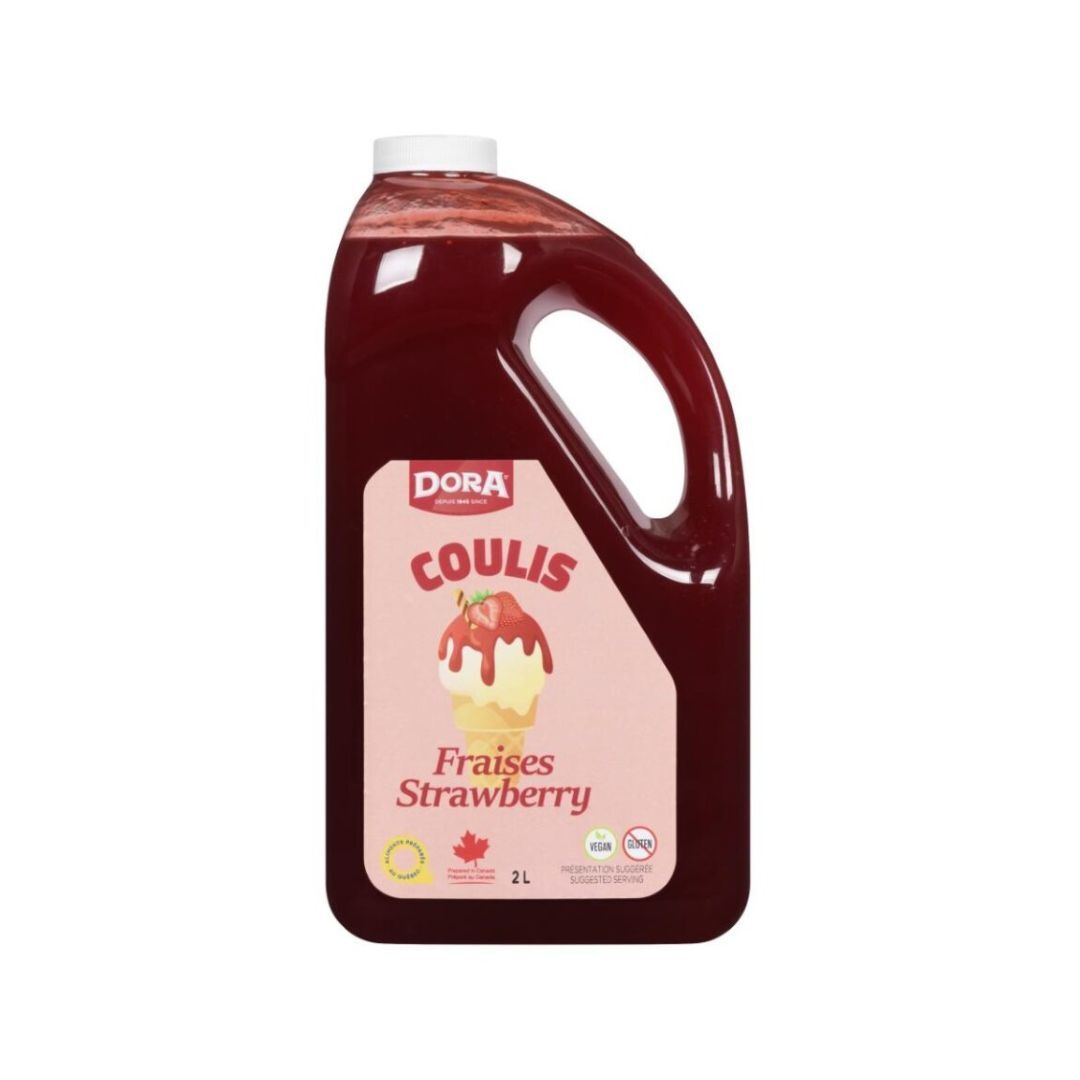 Strawberry Coulis 2 L - Cup topping | Mayrand